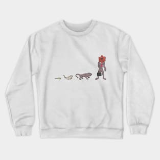 Evolution of the Demogorgon Crewneck Sweatshirt